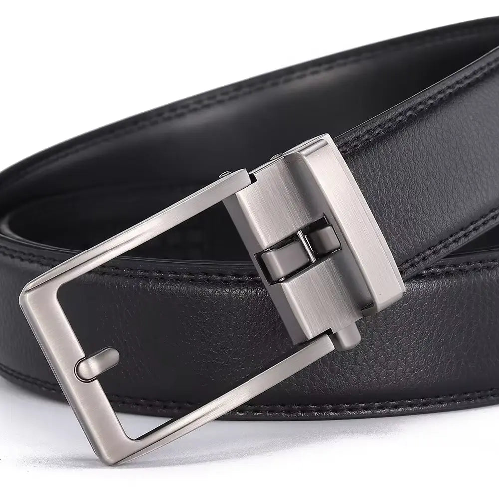 Valois Paris Liberté – Ceinture en Cuir Réglable et Élégante Noir