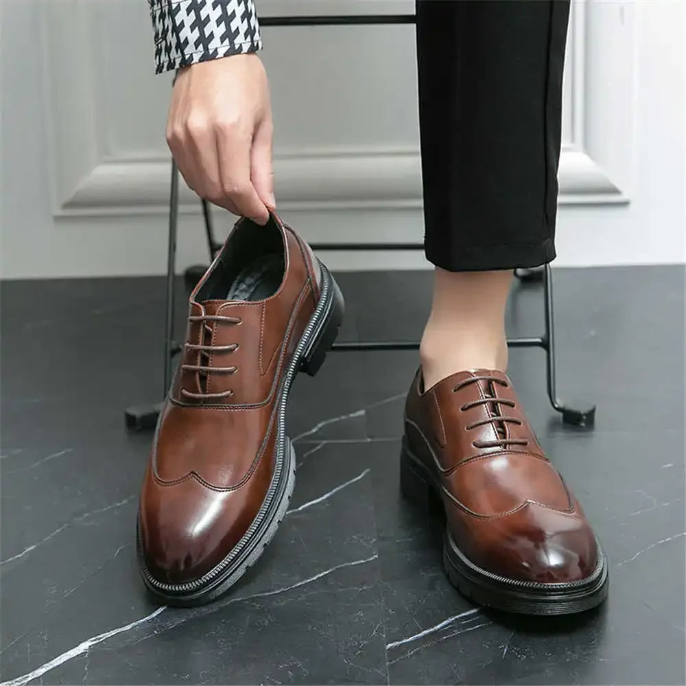 Valois Paris Éloi — Chaussures Homme à Lacets Silhouette Classique Marron