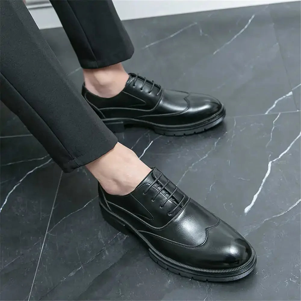 Valois Paris Éloi — Chaussures Homme à Lacets Silhouette Classique Noir