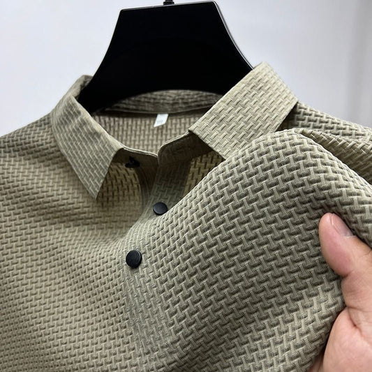 Valois Paris Bracciano Abricot — Polo Homme à col Classique