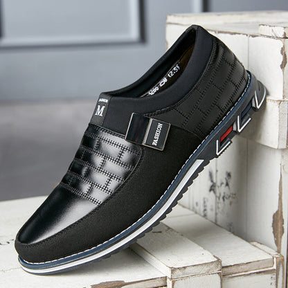 Valois Paris Montfort — Chaussures Homme à Enfiler Style Habillé Noir