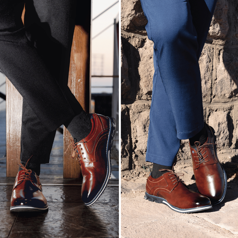 Valois Paris Classique Parisien — Chaussures Homme à Lacets Marron