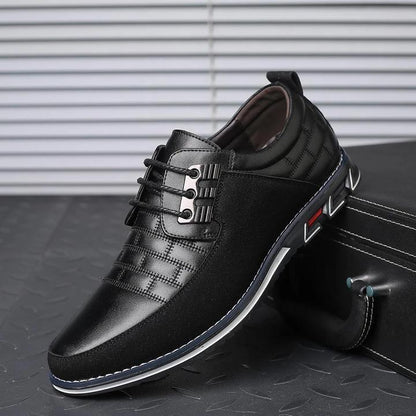 Valois Paris Derby Noir — Chaussures Homme à Lacets Pour le Quotidien et le Bureau