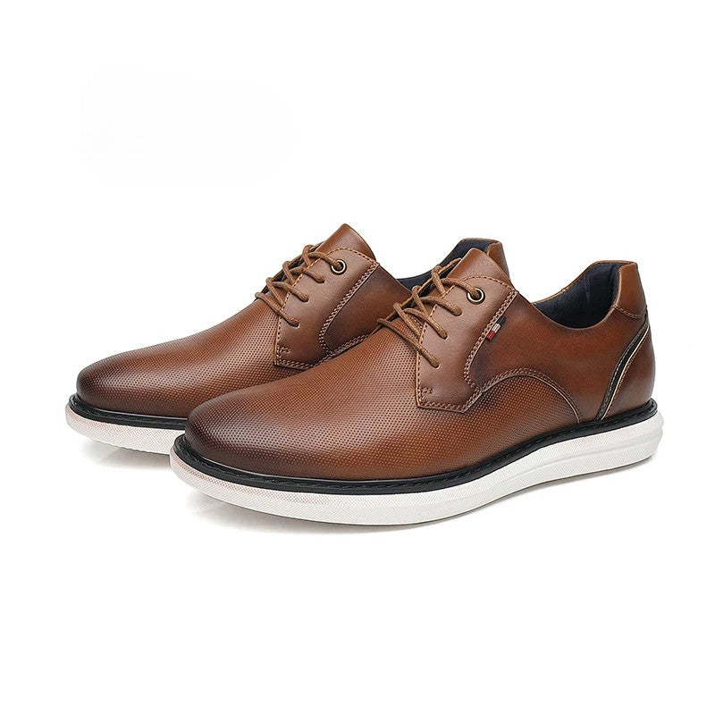 Valois Paris Vector — Chaussures homme à lacets style habillé Marron