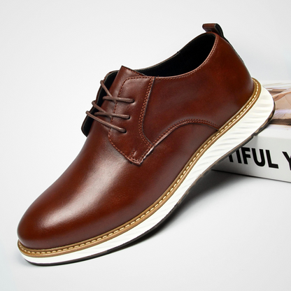 Valois Paris Élégance — Chaussures Homme à lacets Marron