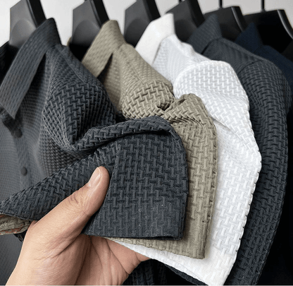 Valois Paris Bracciano Blanc — Polo Homme à col Classique