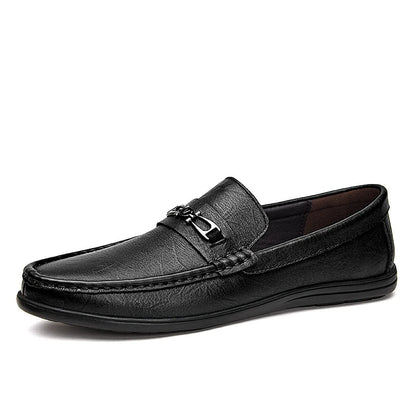 Valois Paris Marceau — Mocassins Homme à Enfiler Noir