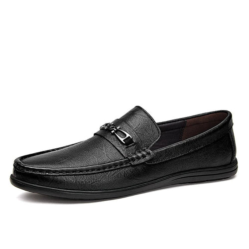 Valois Paris Marceau — Mocassins Homme à Enfiler Noir