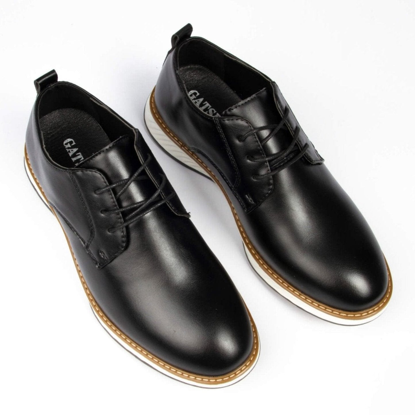 Valois Paris Élégance — Chaussures Homme à lacets Noir