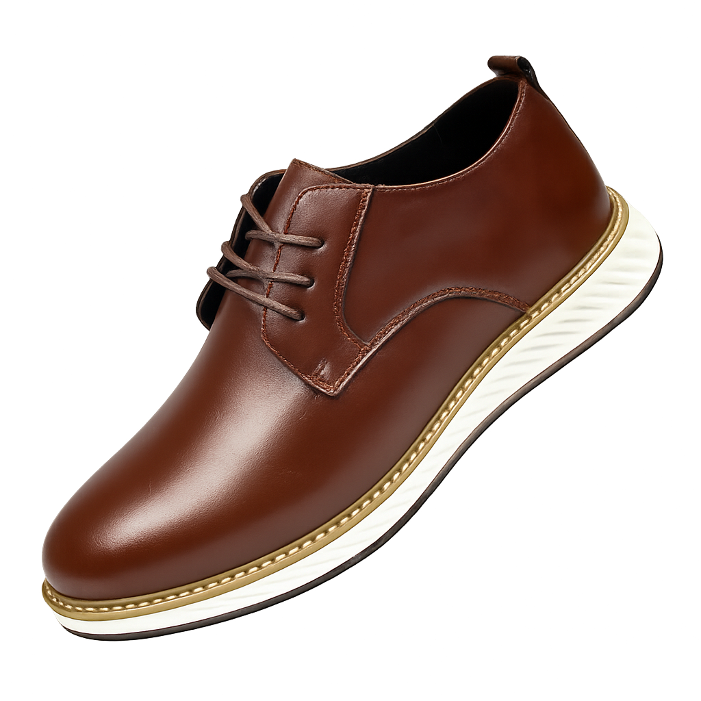 Valois Paris Élégance — Chaussures Homme à lacets Marron