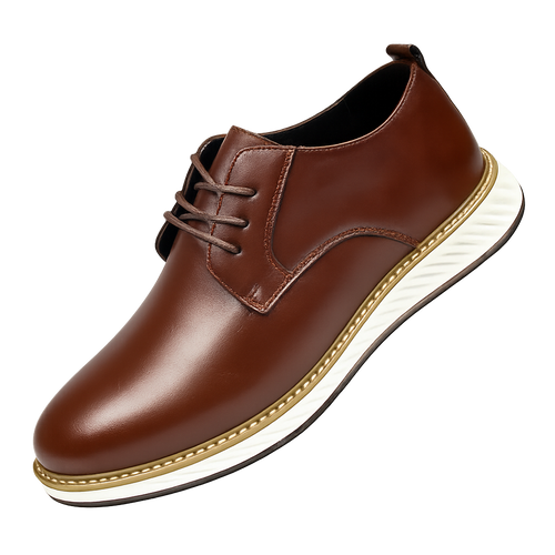 Valois Paris Élégance — Chaussures Homme à lacets Marron