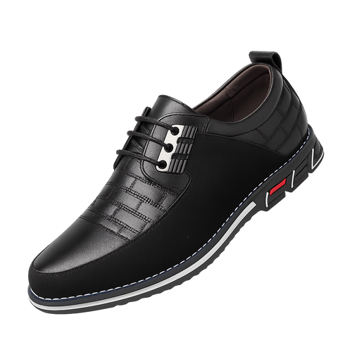 Valois Paris Derby Noir — Chaussures Homme à Lacets Pour le Quotidien et le Bureau
