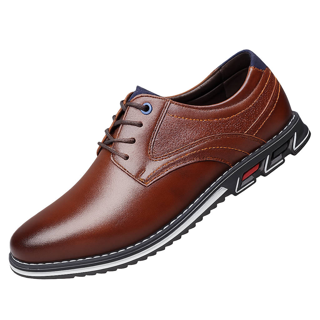 Valois Paris Classique Parisien — Chaussures Homme à Lacets Marron