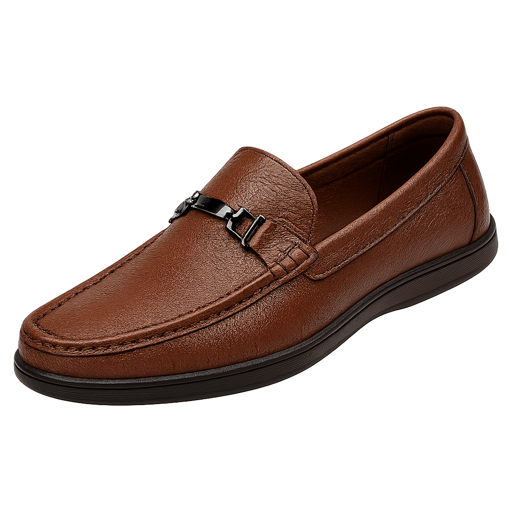 Valois Paris Marceau — Mocassins Homme à Enfiler Marron