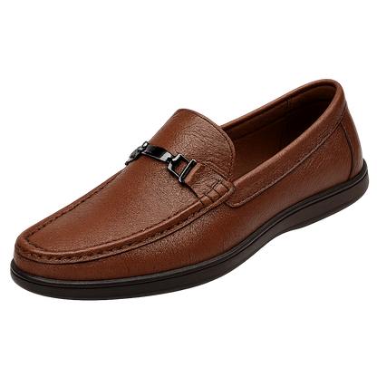 Valois Paris Marceau — Mocassins Homme à Enfiler Marron