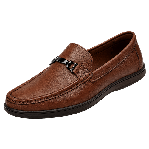 Valois Paris Marceau — Mocassins Homme à Enfiler Marron