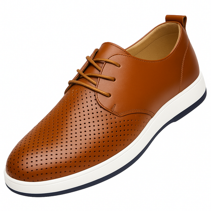 Valois Paris Souffle — Chaussures Homme Dessus Perforé Marron