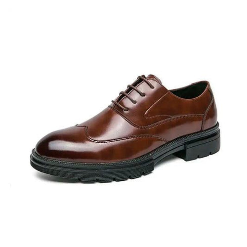Valois Paris Éloi — Chaussures Homme à Lacets Silhouette Classique Marron