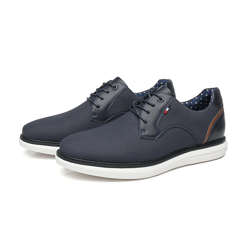 Valois Paris Vector — Chaussures homme à lacets style habillé Bleu