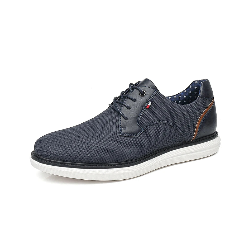 Valois Paris Vector — Chaussures homme à lacets style habillé Bleu