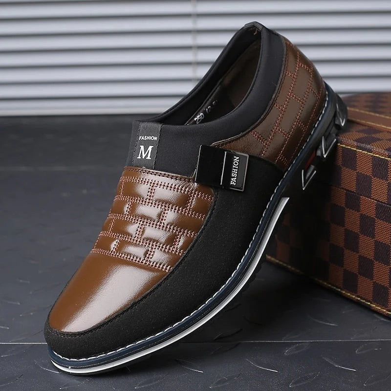 Valois Paris Montfort — Chaussures Homme à Enfiler Style Habillé Noir