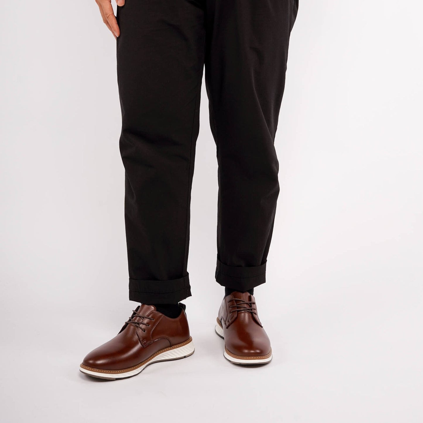 Valois Paris Élégance — Chaussures Homme à lacets Marron