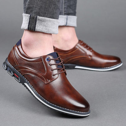 Valois Paris Classique Parisien — Chaussures Homme à Lacets Marron
