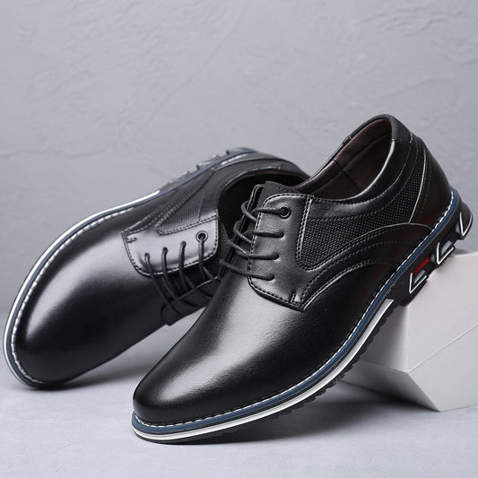 Valois Paris Classique Parisien — Chaussures Homme à Lacets Noir