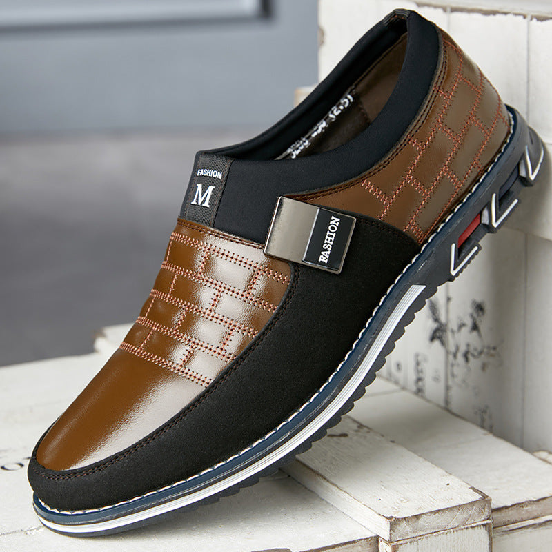 Valois Paris Montfort — Chaussures Homme à Enfiler Style Habillé Noir