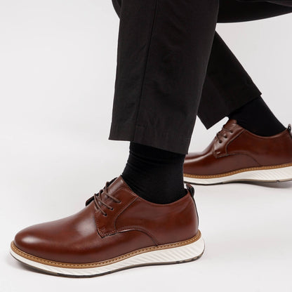 Valois Paris Élégance — Chaussures Homme à lacets Marron