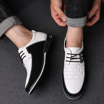 Valois Paris Derby Blanc — Chaussures Homme à Lacets Pour le Quotidien et le Bureau